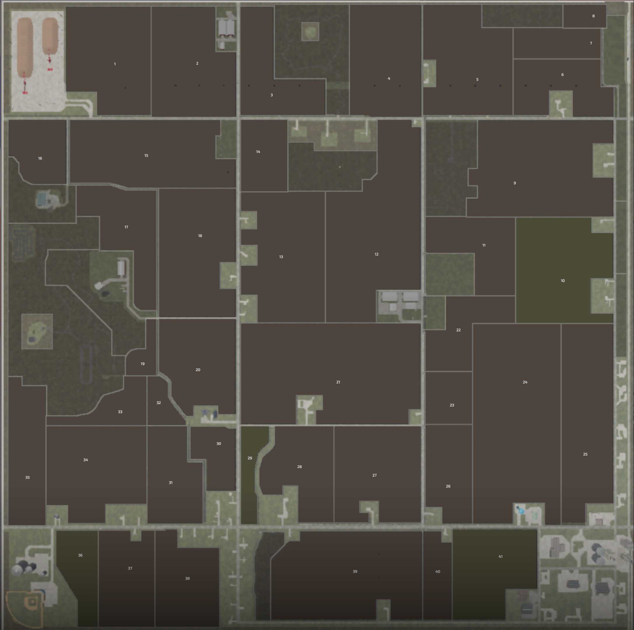 Map Frankenmuth Farmland 