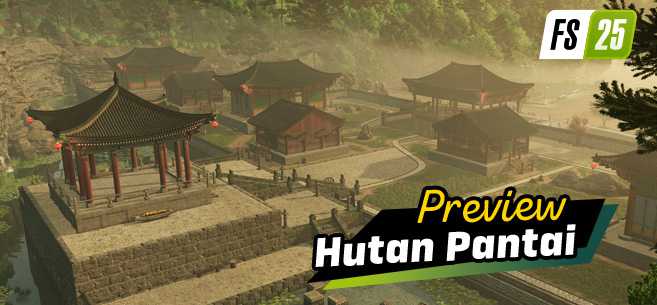 FS25 Hutan Pantai Terrain Farming Simulator 25 Screenshot