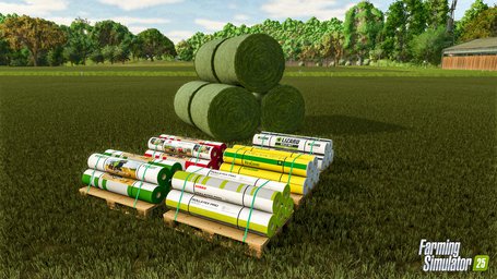 Hand Tools and Bale Wrapping Film Farming Simulator 25 Screenshot