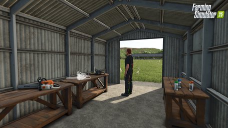 Hand Tools and Bale Wrapping Film Farming Simulator 25 Screenshot