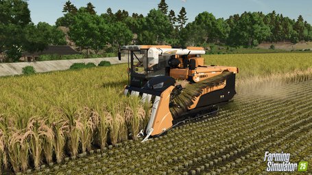 Rice Planting And Harvesting Farming Simulator 25 Screenshot