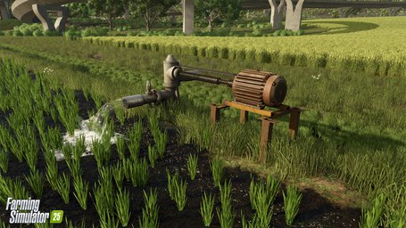 Rice Planting And Harvesting Farming Simulator 25 Screenshot